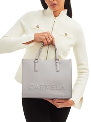 siva - Carvela Torba Frame Midi Totes - Slika 1 iz 5