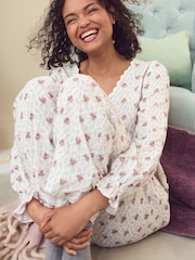 طقم بيجامة منسوجة بخامة %100 قطن من Laura Ashley - صورة 5 من 12