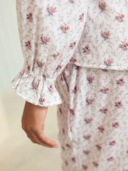 طقم بيجامة منسوجة بخامة %100 قطن من Laura Ashley - صورة 8 من 12