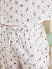 طقم بيجامة منسوجة بخامة %100 قطن من Laura Ashley - صورة 9 من 12