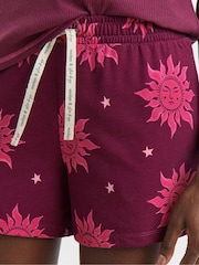 Simply Be Pink Pretty Secrets Ribbed Shortie Set 2 Pack - Image 4 of 5