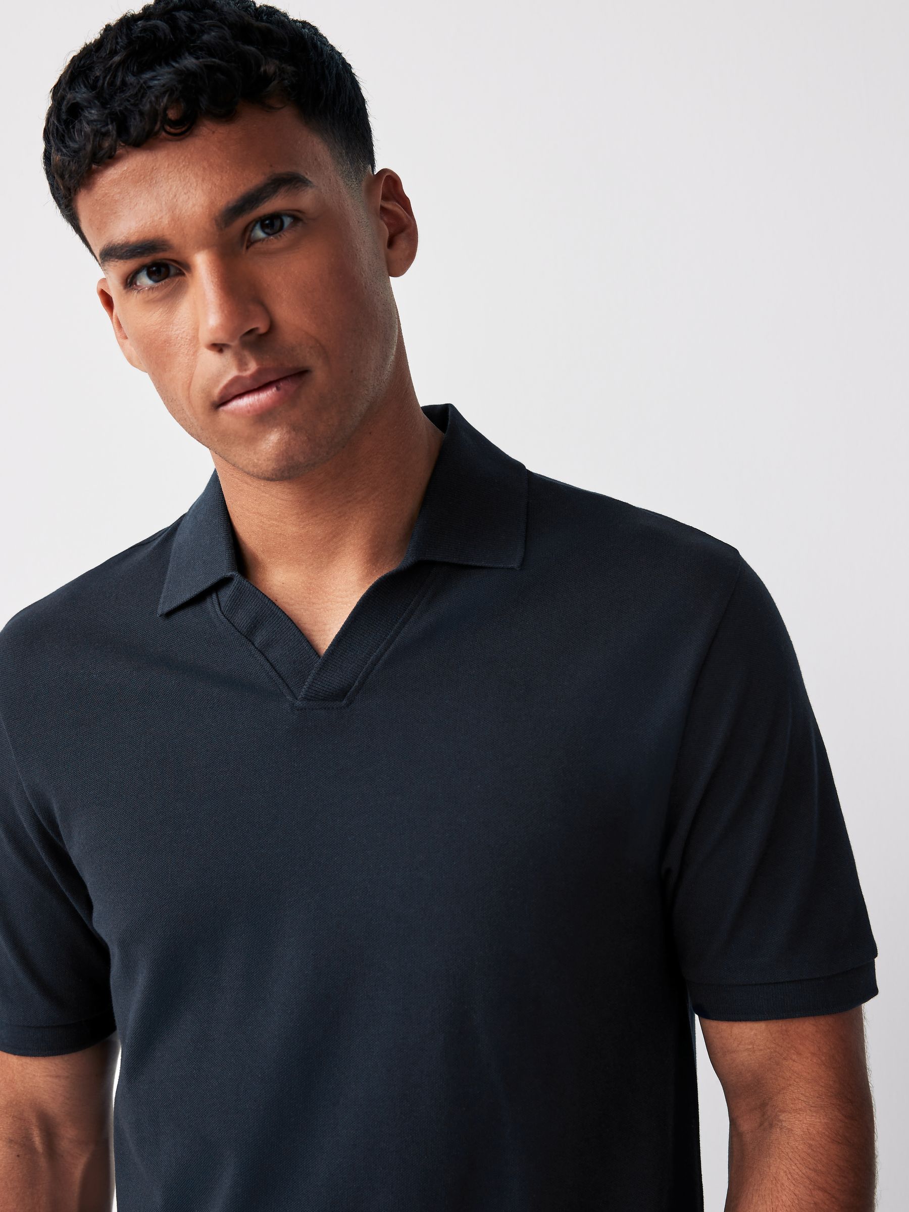 トップス teatora cartridge polo shirt navy size:3 TEATORA Cartridge Short Sleeve Shirt Size 3 Navy Blue US