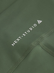 Green Supersoft Dry Tech Flared Yoga Sports Leggings - Image 7 of 7