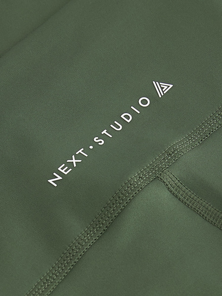 Green Supersoft Dry Tech Flared Yoga Sports Leggings - Image 7 of 7