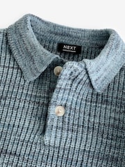 Blue Long Sleeve Polo Shirt (3mths-7yrs) - Image 8 of 8