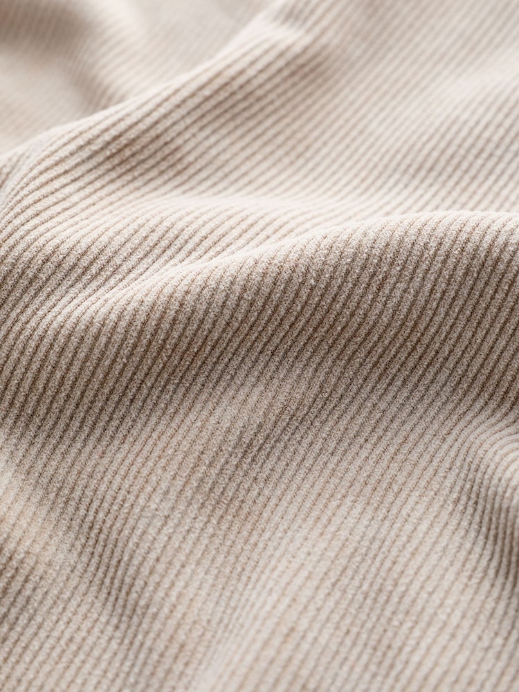 self. Cream Ribbed Seamfree Unitard Jumpsuit - Image 8 of 8