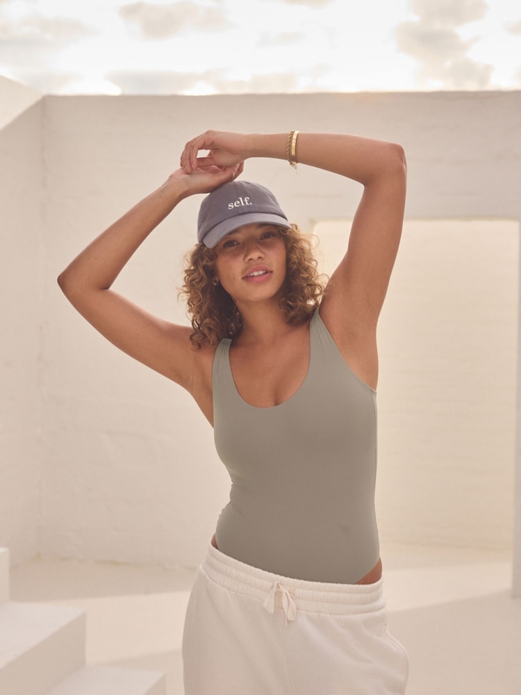self. Neutral Smoothing Comfort Sleeveless Bodysuit - Image 1 of 7