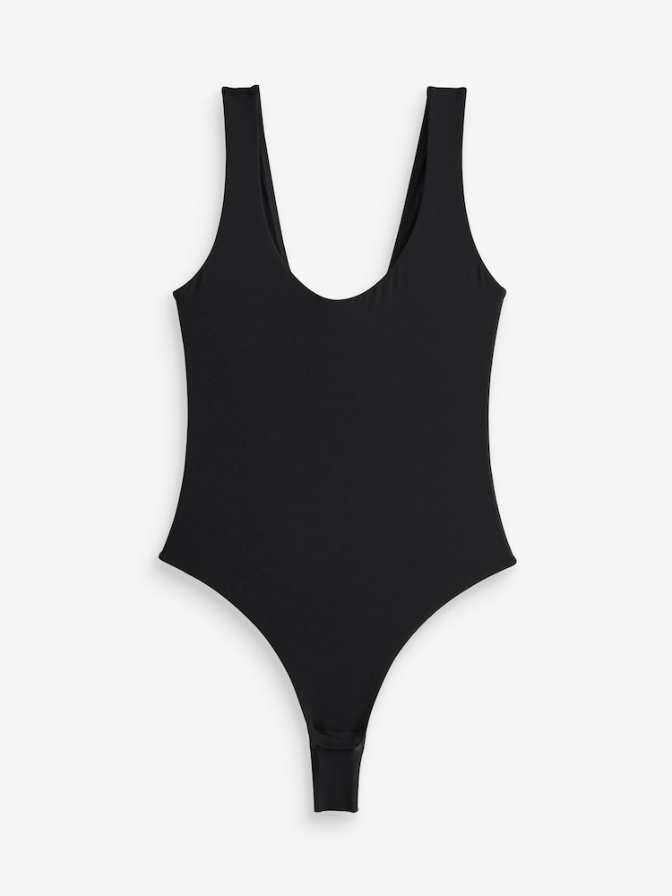 self. Black Smoothing Comfort Sleeveless Bodysuit - Image 7 of 8