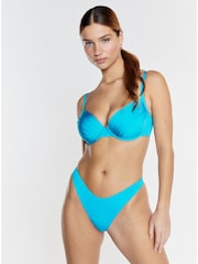 Boux Avenue Blue Aruba Brazilian Bikini Bottoms - Image 4 of 5