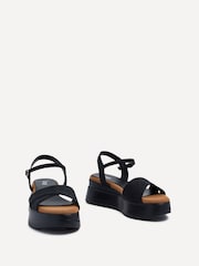 Linzi Black Maple Crossover Sandals With Ankle Strap - Image 3 of 5
