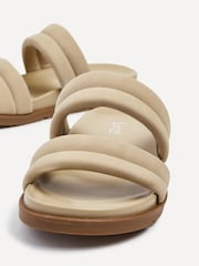 Linzi Nude Fion Flat Two Part Sliders - Image 4 of 5