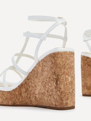 Weiß - Linzi Barbados Riemchensandalen mit Keilabsatz aus Kork - Bild 6 von 6