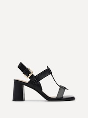 Linzi Black Cristina Block Heeled Sandals - Image 2 of 5