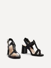 Linzi Black Cristina Block Heeled Sandals - Image 3 of 5