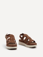 Linzi Brown Boston Slingback Gladiator Sandals - Image 3 of 5
