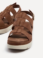 Linzi Brown Boston Slingback Gladiator Sandals - Image 5 of 5