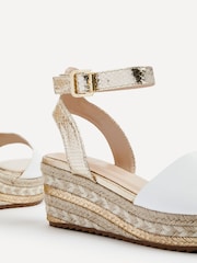 Linzi Gold Malaga Embellished Espadrille Flatform Sandals - Image 4 of 5