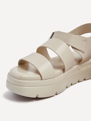 Linzi Cream Venus Double Strap Flatform Sandals - Image 5 of 5