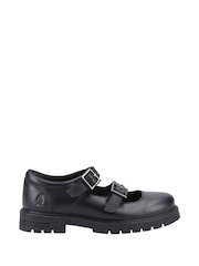 Schwarzes Leder - Hush Puppies Senior Ella Schwarze Lackschuhe - Bild 1 von 4