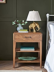 Nina Campbell Brown Tedworth 1 Drawer Bedside - Image 3 of 12