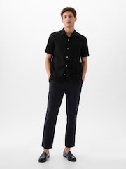 Gap Black Eyelet Resort Shirt in Standard Fit - Image 3 of 4