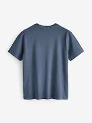 Gap Dark Blue Original Pocket 100% Cotton Crew Neck Short Sleeve T-Shirt - Image 4 of 6