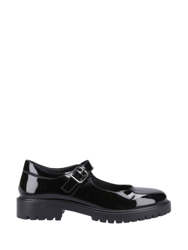Hush Puppies Junior Aurora Patent Black Shoes - Image 1 of 4