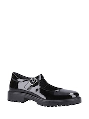 Hush Puppies Junior Aurora Patent Black Shoes - Image 2 of 4
