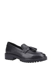 Hush Puppies Abigail Senior Black School Shoes - Imagen 1 de 4