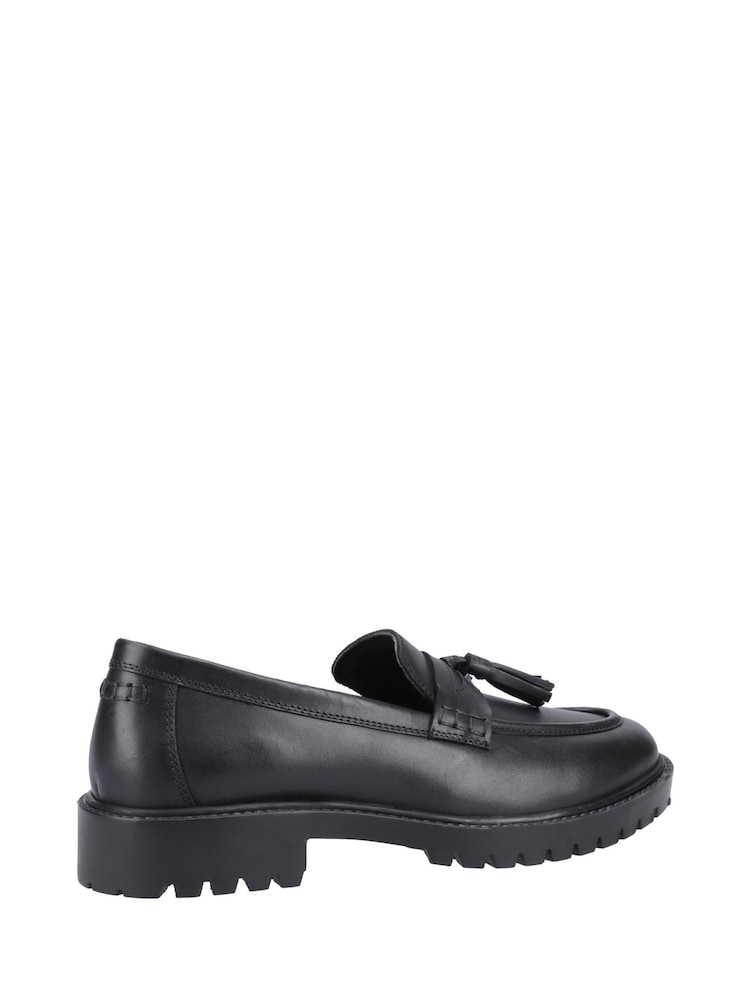 Hush Puppies Abigail Senior Black School Shoes - Imagen 2 de 4