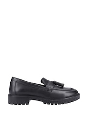 Hush Puppies Abigail Senior Black School Shoes - Imagen 3 de 4