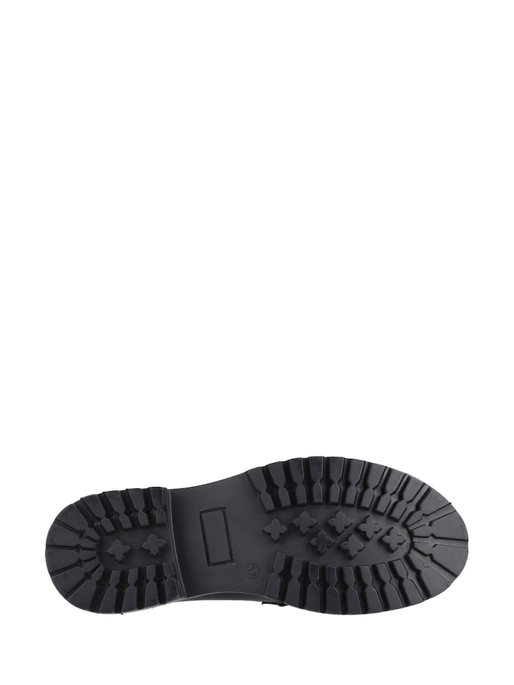 Hush Puppies Abigail Senior Black School Shoes - Imagen 4 de 4