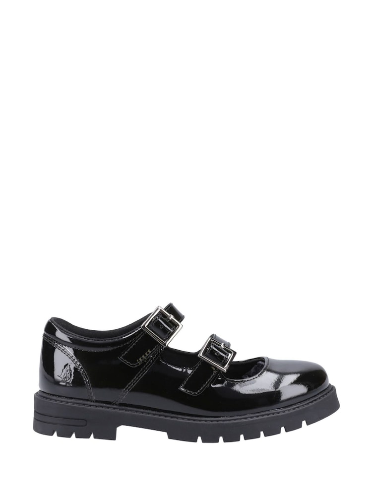 Hush Puppies Senior Ella Black Patent Shoes - Image 1 of 4 Hush Puppies Senior Ella Black Patent Shoes - Image 1 of 4
