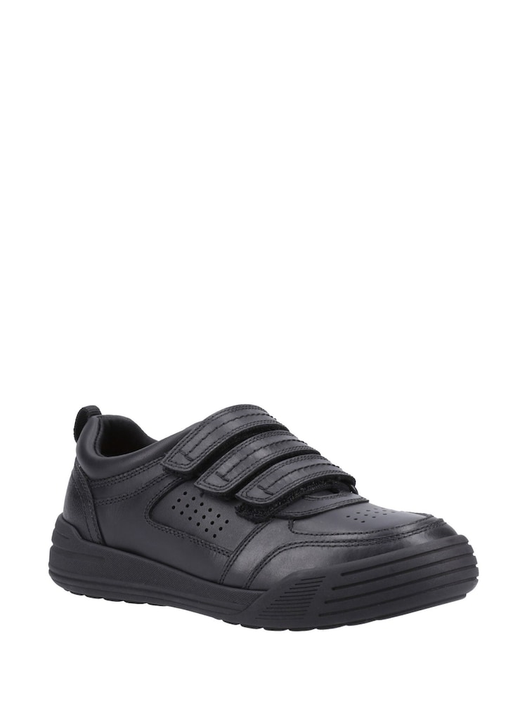 Hush Puppies Senior Scott Black Shoes - Image 2 of 4