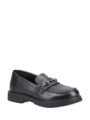Hush Puppies Lydia Senior Black Patent Shoes - Image 3 of 5