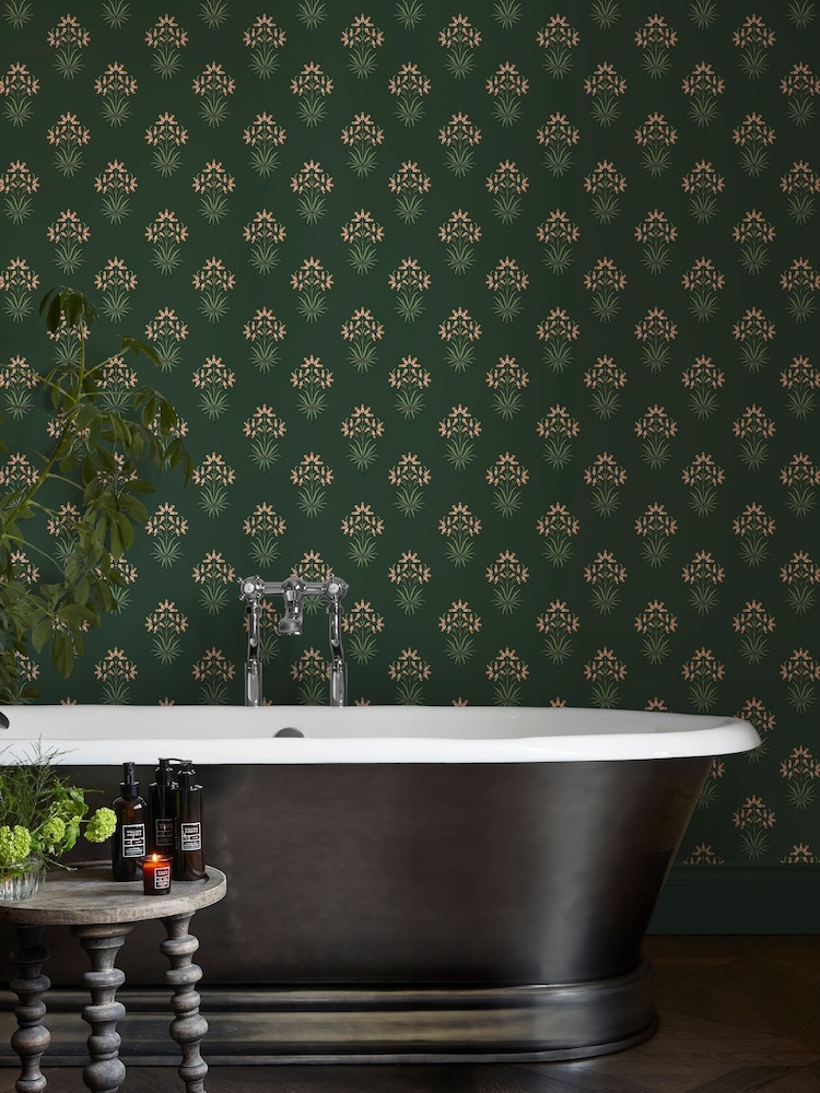 William Morris At Home Forest Hyacinth Flower 10M Wallpaper - Image 5 of 5