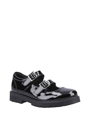 Hush Puppies Junior Ella Black Patent Shoes - Image 1 of 4