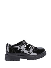 Hush Puppies Junior Ella Black Patent Shoes - Image 2 of 4