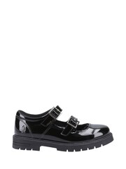 Hush Puppies Junior Ella Black Patent Shoes - Image 4 of 4