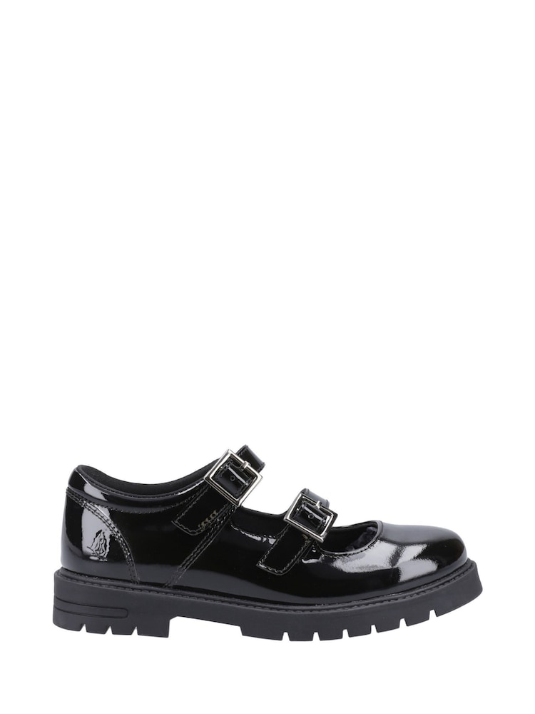 Hush Puppies Junior Ella Black Patent Shoes - Image 4 of 4