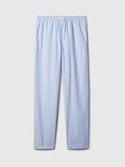 Gap Light Blue Soft Cotton Woven Pyjama Bottoms - Image 3 of 3