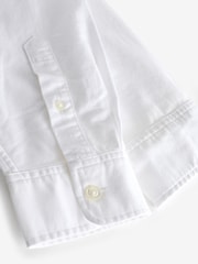 Gap White Long Sleeve Oversized Oxford Shirt - Image 5 of 6