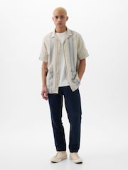 Gap Cream Short Sleeve Linen Cotton Shirt - Image 2 of 4