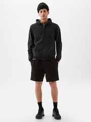 Gap Black Pull On Logo Jogger Shorts - Image 1 of 4