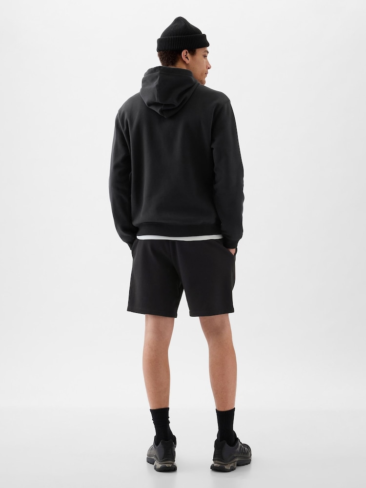 Gap Black Pull On Logo Jogger Shorts - Image 2 of 4