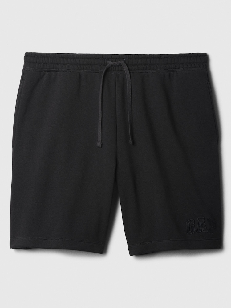 Gap Black Pull On Logo Jogger Shorts - Image 3 of 4