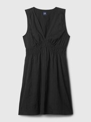 Gap Black Crinkle Mini Dress - Image 5 of 5