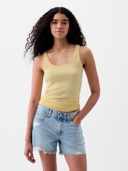 Gap Yellow Modern Modal Scoop Neck Vest - Image 1 of 3