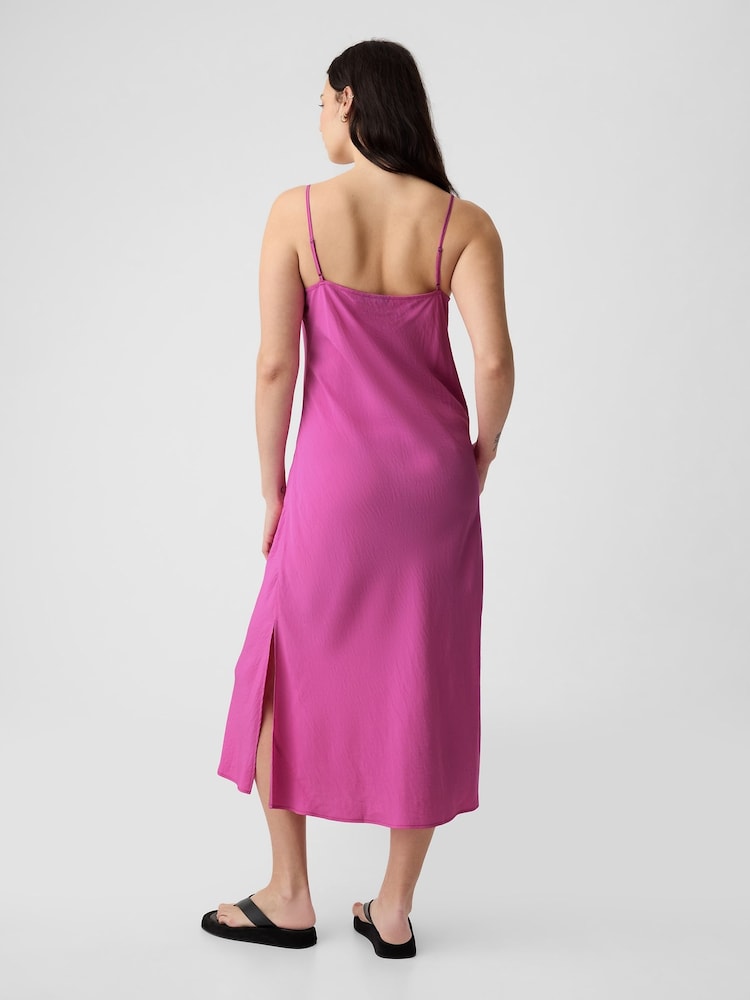 Gap Pink Slip Midi Dress - Image 2 of 4