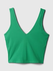 Gap Green Studio Ribbed V Neck Brami - Image 4 of 4